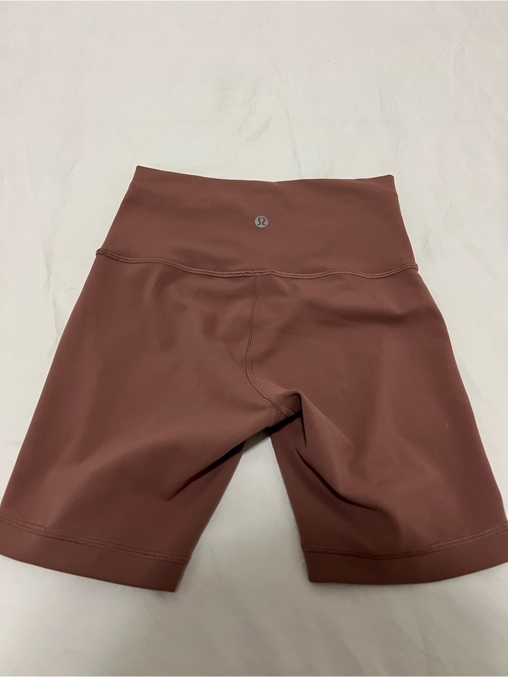 Lululemon High-Rise Sculpt Bike Shorts in Dusty Rose